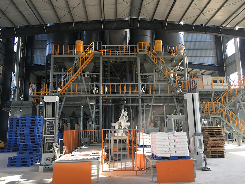 石膏砂漿生產(chǎn)線的實際應(yīng)用技術(shù)特點是什么？